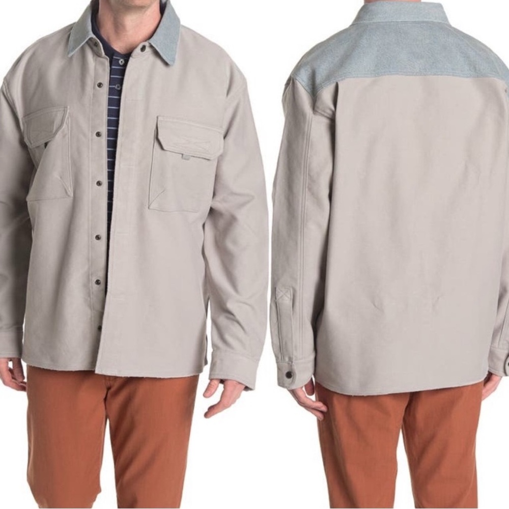 HUDSON Pristine Heavyweight Denim Barn Jacket Sz L Outdoor Normcore Urban